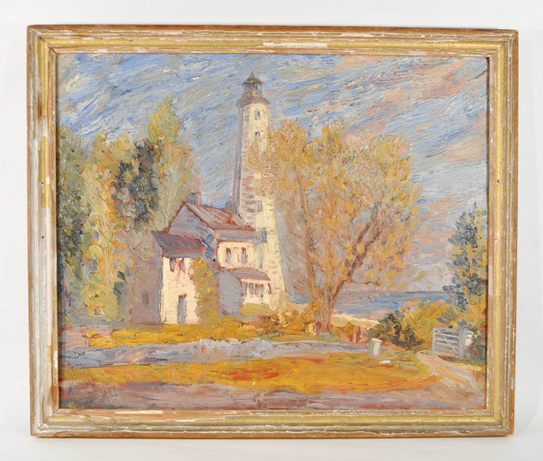 THOMAS MACAIONE OIL ON BOARD IMPRESSIONIST (1 of 10)