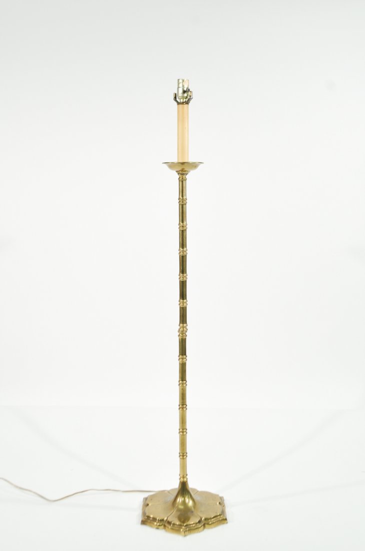 CHAPMAN STYLE BRASS FLOOR LAMP (1 of 8)