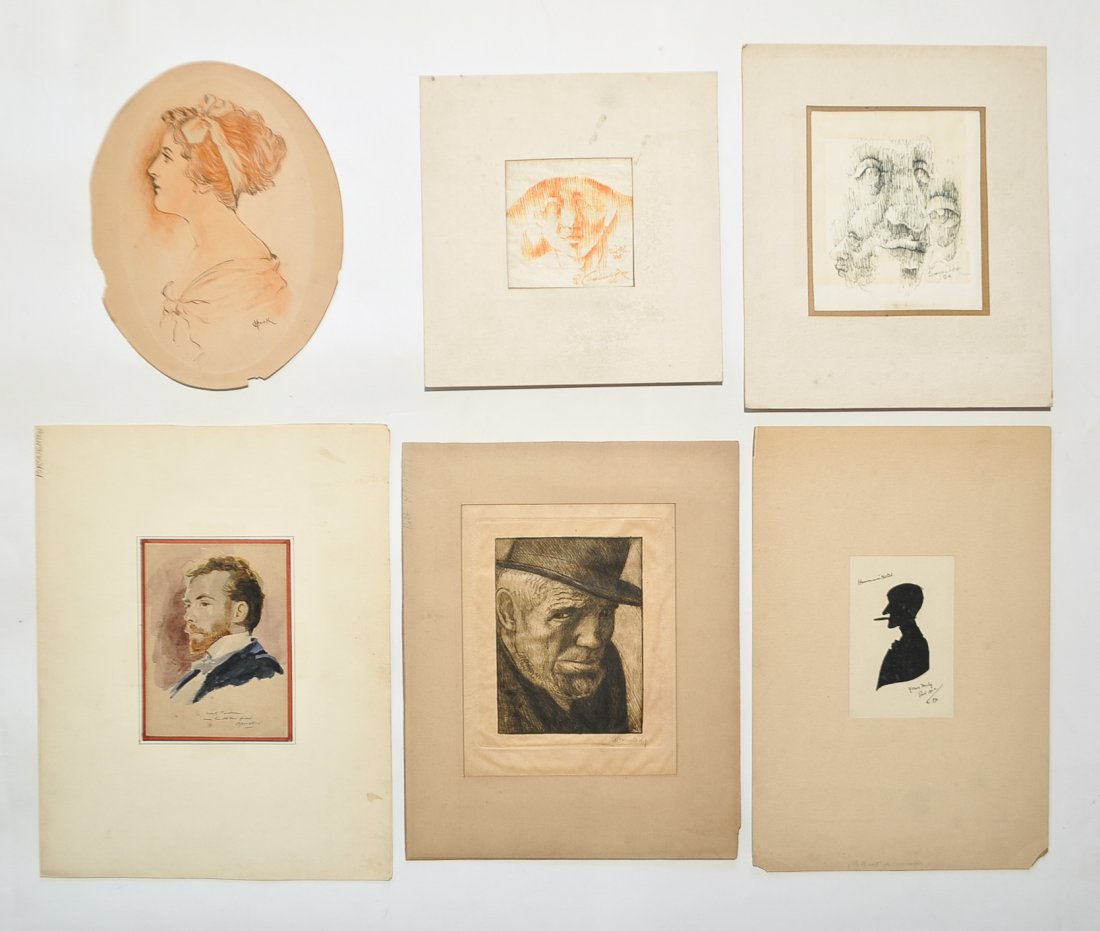 WATERCOLOR, INK & ETCHING PORTRAITS (1 of 8)