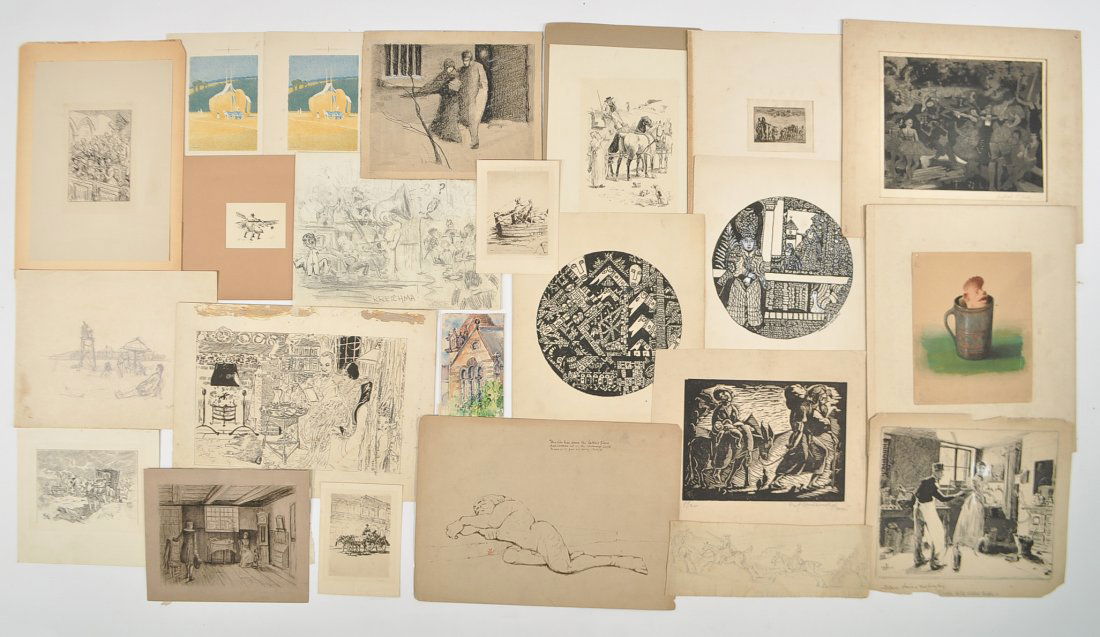 MISC IMAGES, INK DRAWINGS, WATERCOLORS, PRINTS (1 of 10)