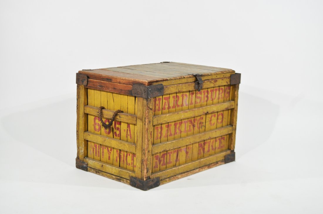 INDUSTRIAL WOODEN BAKERS BOX (1 of 10)