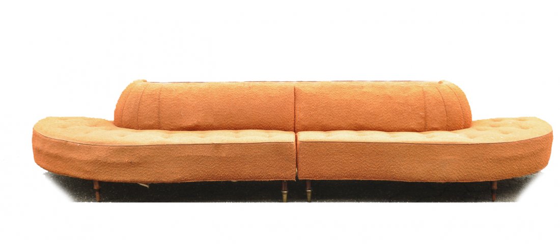 ADRIAN PEARSALL STYLE ORANGE SOFA (1 of 4)