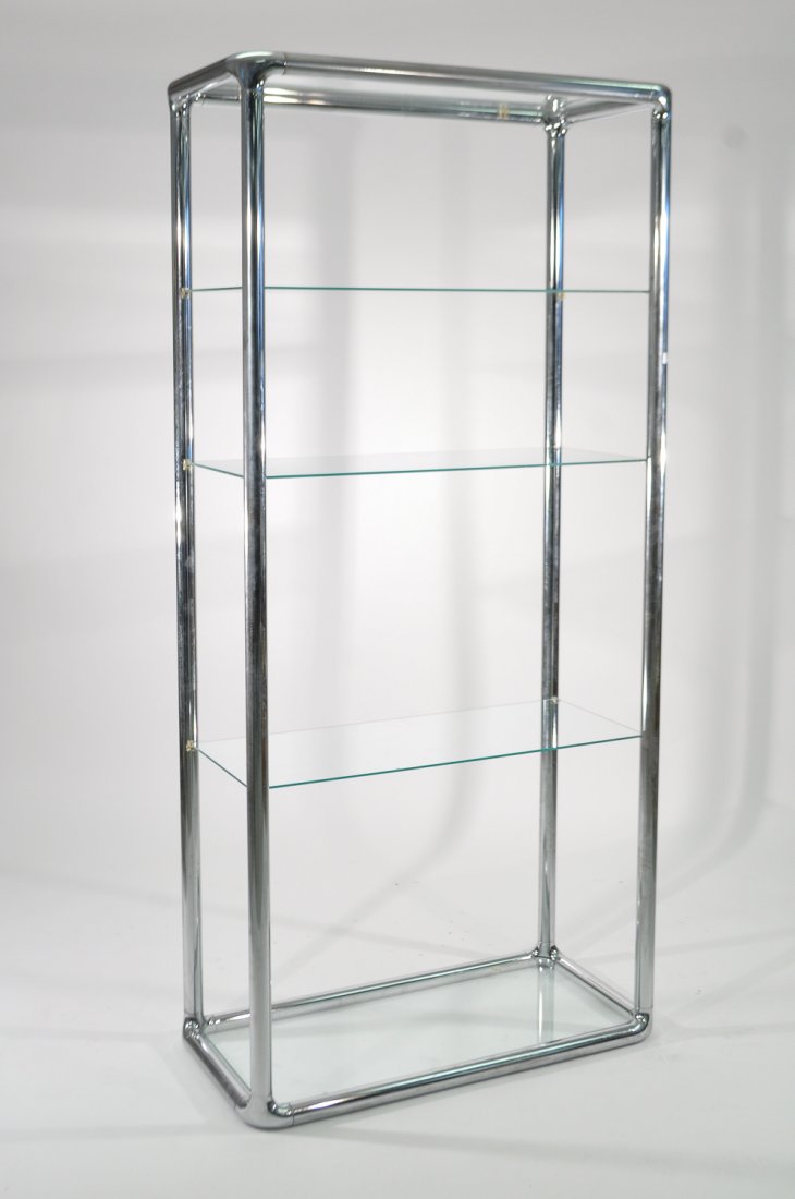 MID-CENTURY CHROME ETAGERE (1 of 7)