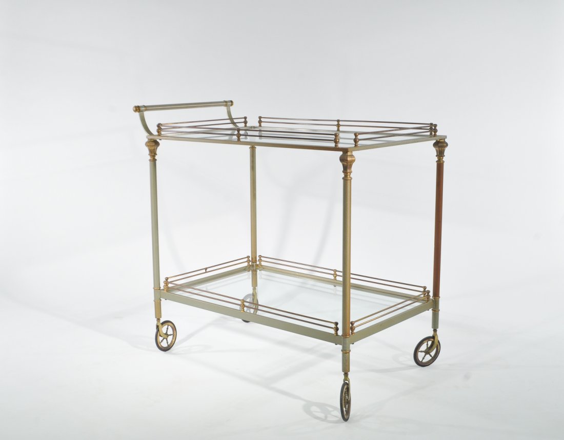 MAISON JANSEN STYLE BAR CART (1 of 9)
