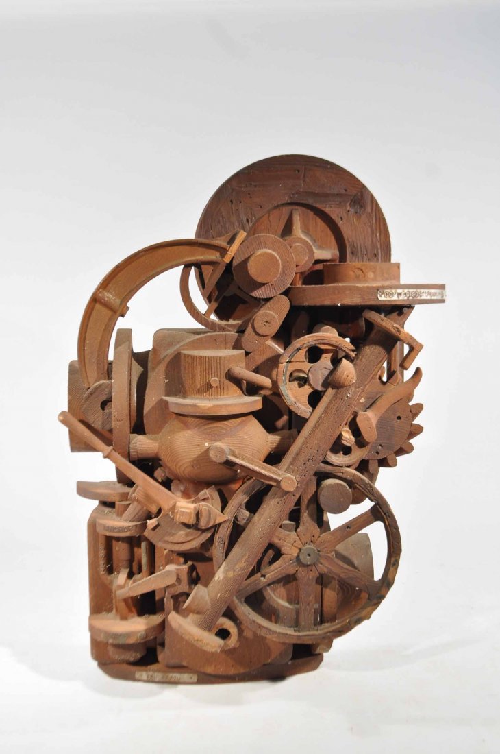 WOODEN ELECTRICAL SWITCH GEAR MOLD SCULPTURE (1 of 10)