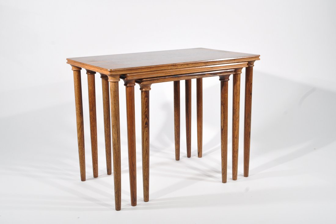 DANISH ROSEWOOD NESTING TABLES (1 of 10)