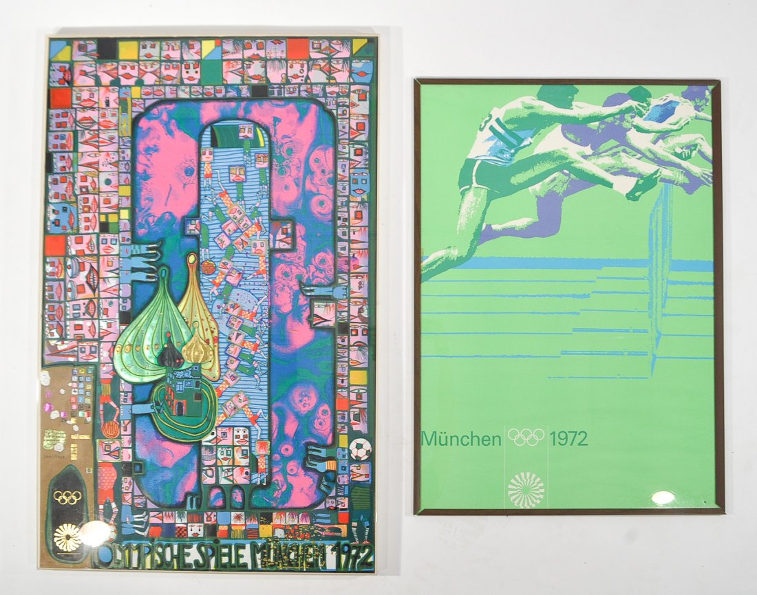 TWO 1972 MUNICH OLYMPIC POSTERS (1 of 10)