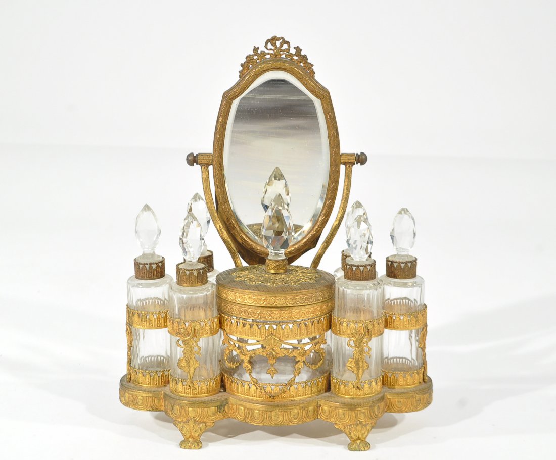 ANTIQUE FRENCH DRESSER SET (1 of 10)