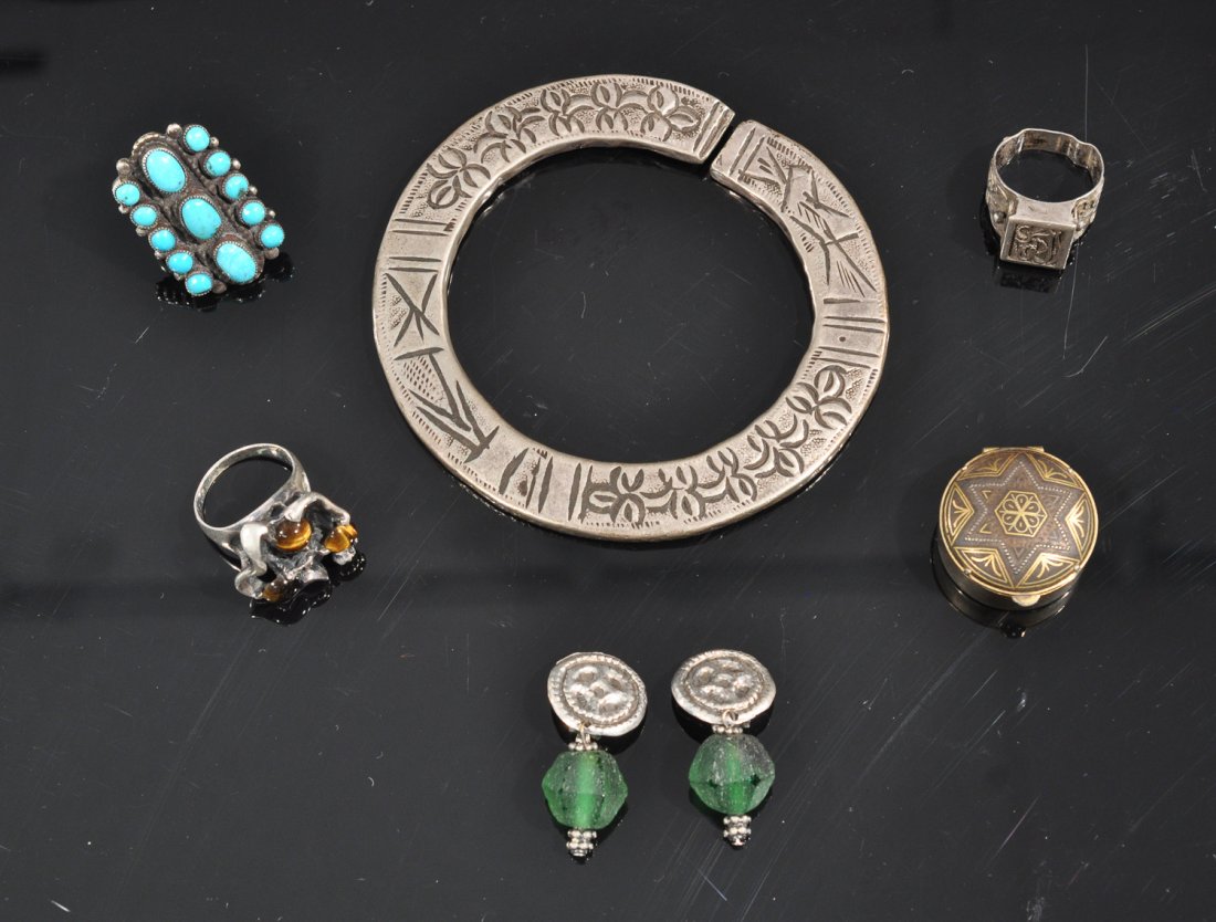 MISC. JEWELRY GROUP INCL. SILVER (1 of 9)