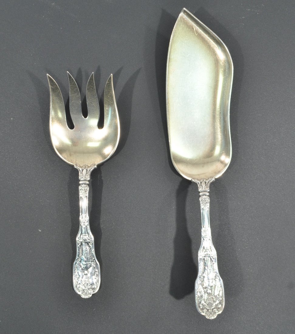 GORHAM STERLING SILVER PIE SERVER AND FORK (1 of 6)