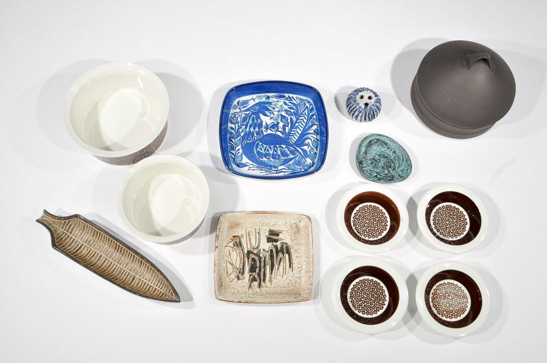 SCANDINVIAN POTTERY CERAMICS GROUPING (1 of 10)