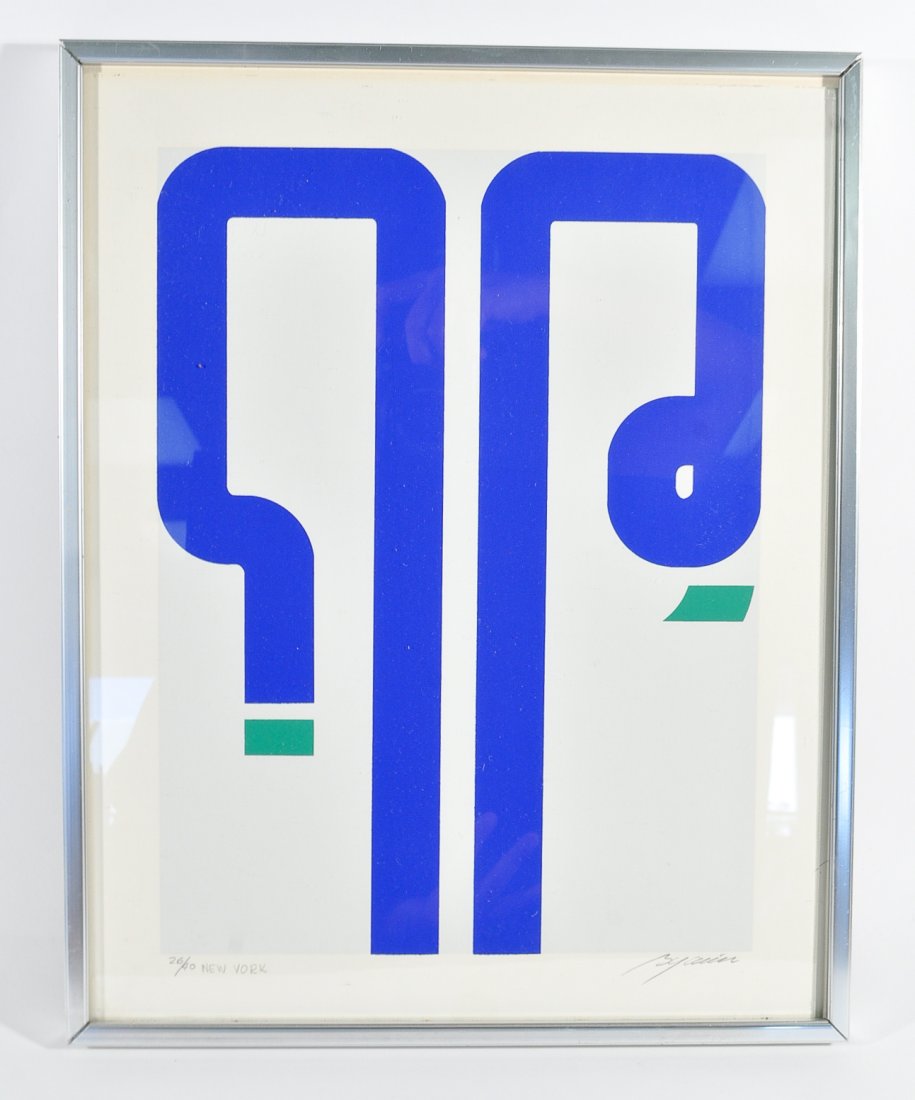 MODERN OP ART PRINT NEW YORK (1 of 6)