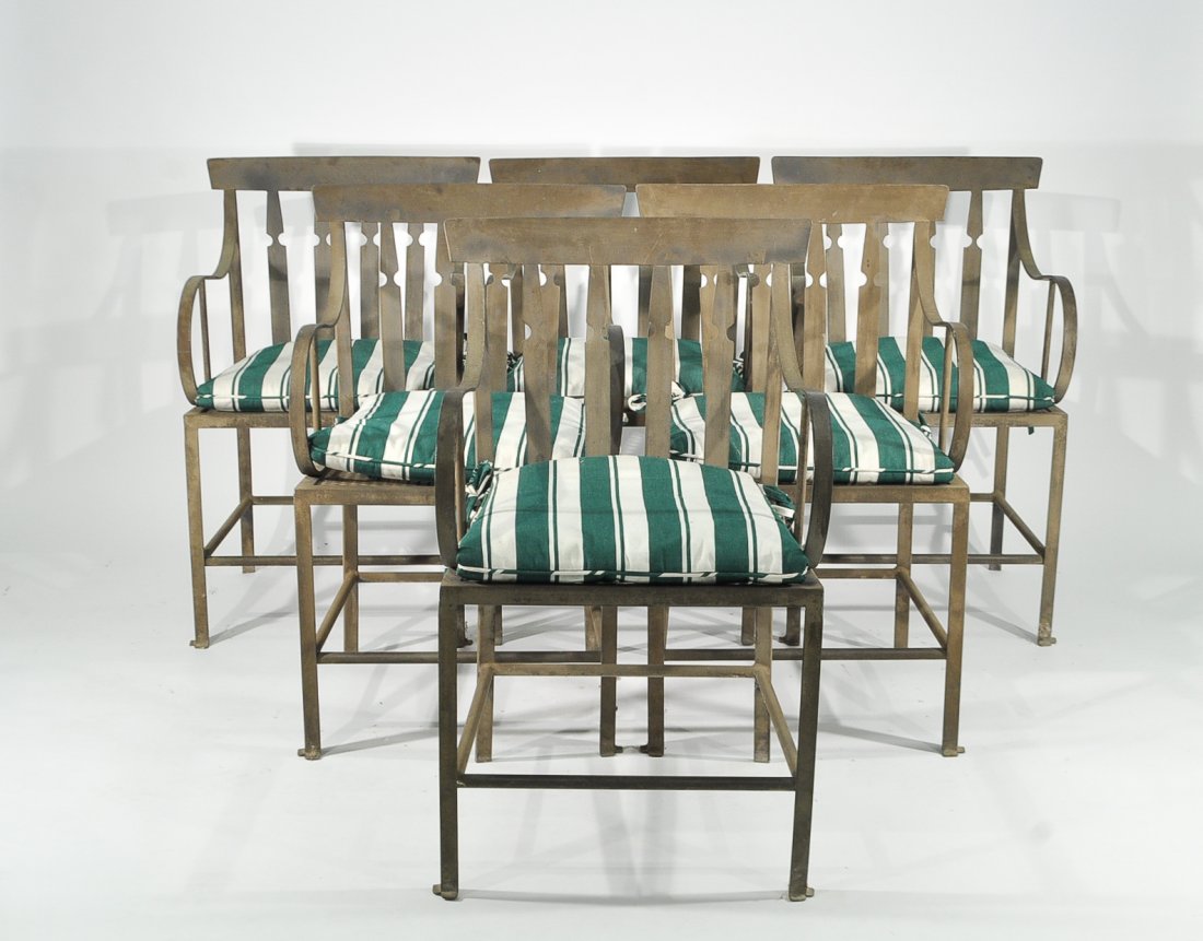 (6) OUTDOOR METAL CHAIR SET (1 of 10)