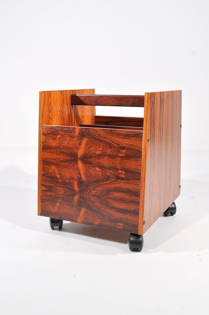 BRUKSBO MODERN ROSEWOOD MAGAZINE STAND (1 of 9)