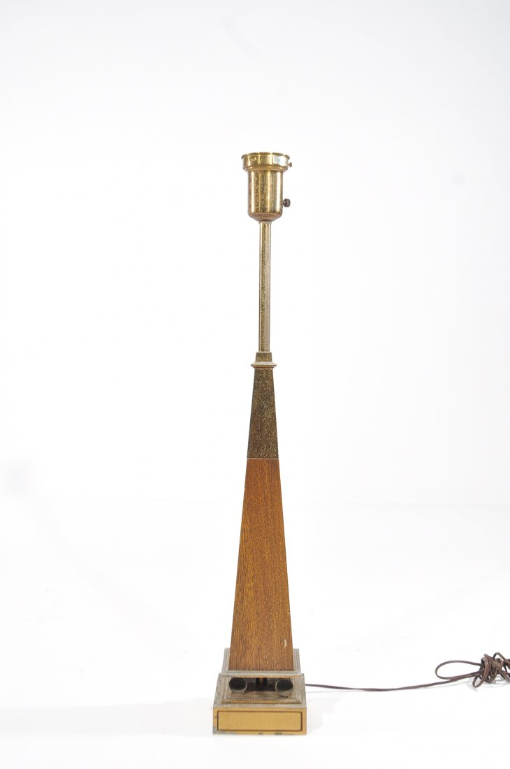 TOMMI PARZINGER; STIFFEL BRASS TABLE LAMP (1 of 10)