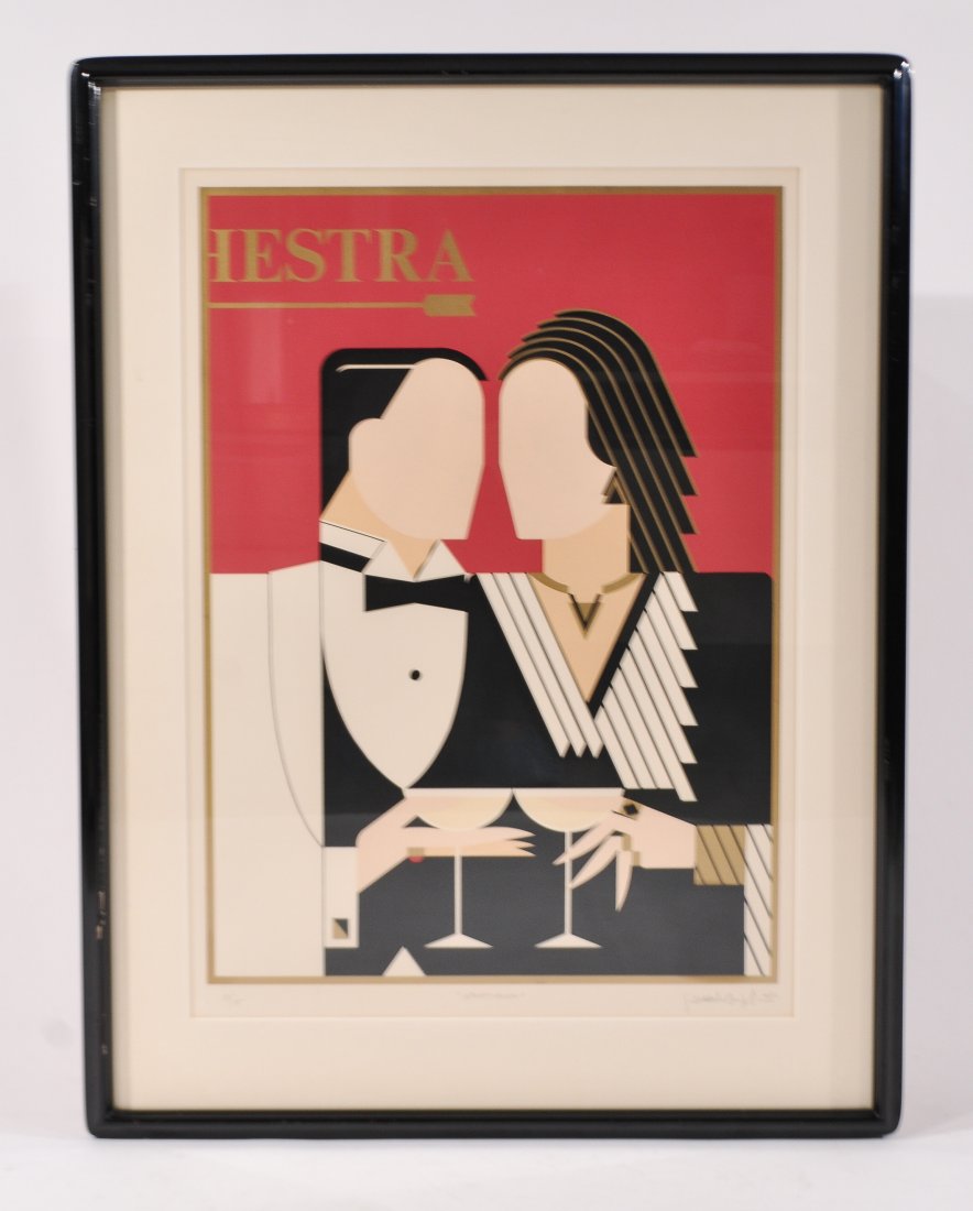 GIANCARLO IMPIGLIA (ITAL./AMER. B 1940) SERIGRAPH (1 of 7)