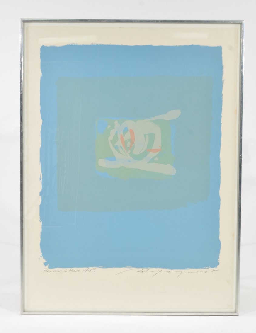 ADJA YUNKERS (AMER./LATVIAN, 1900-1983) SILKSCREEN (1 of 8)