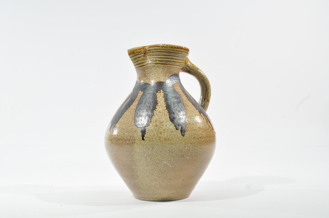 LARGE MARK HEWITT CERAMIC PITCHER (1 of 8)