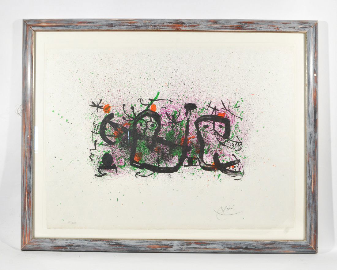 JOAN MIRO (SPAIN 1893-1983) (1 of 9)