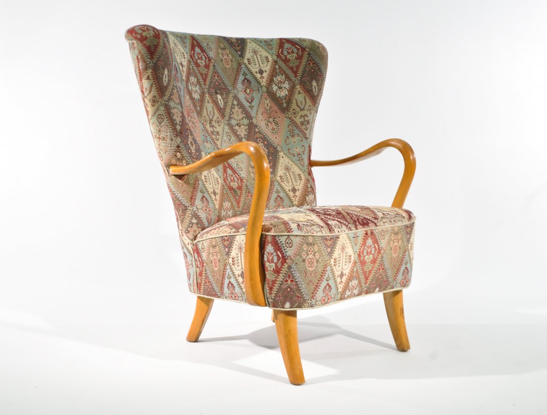 ALFRED CHRISTENSEN; SLAGELSE LOUNGE CHAIR (1 of 9)