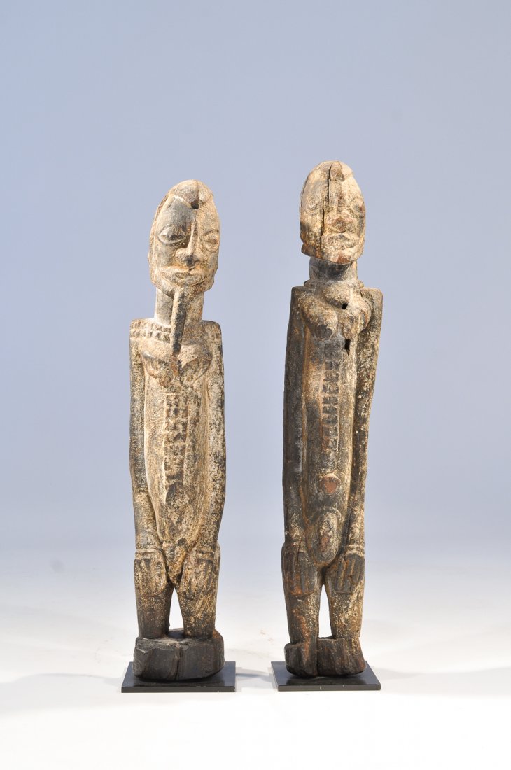 A PAIR OF DOGON FIGURES (1 of 10)