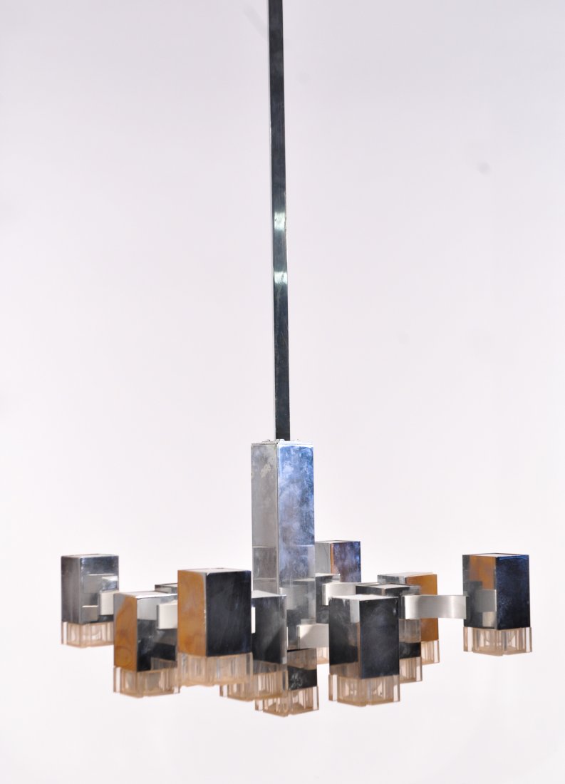 GAETANO SCIOLARI CUBIC CHANDELIER (1 of 7)