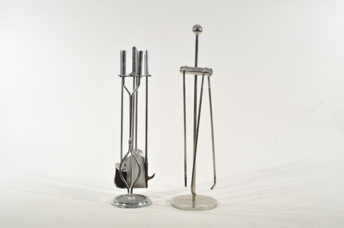 (2) MODERN FIREPLACE TOOL SETS (1 of 9)