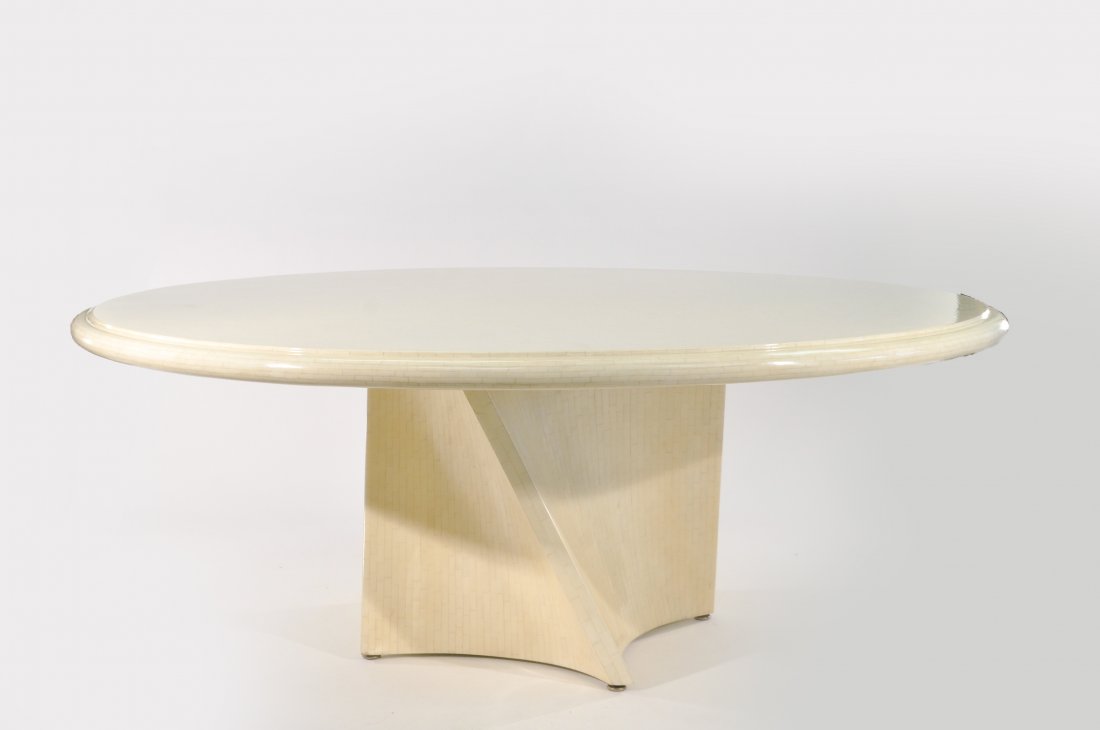 ENRIQUE GARCEL; JIMECO TESSELATED DINING TABLE (1 of 8)