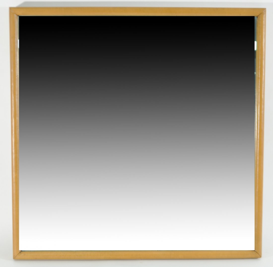 LEATHER WRAPPED MIRROR (1 of 5)