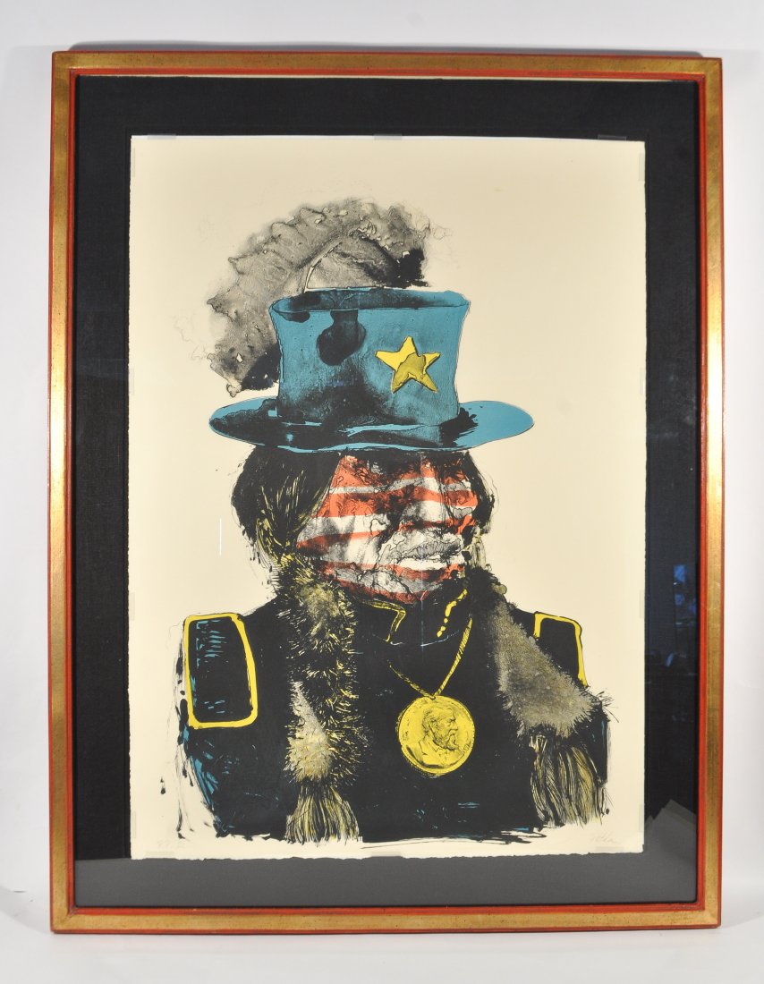 PAUL PLETKA "IRON SHIRT" LITHOGRAPH (1 of 10)