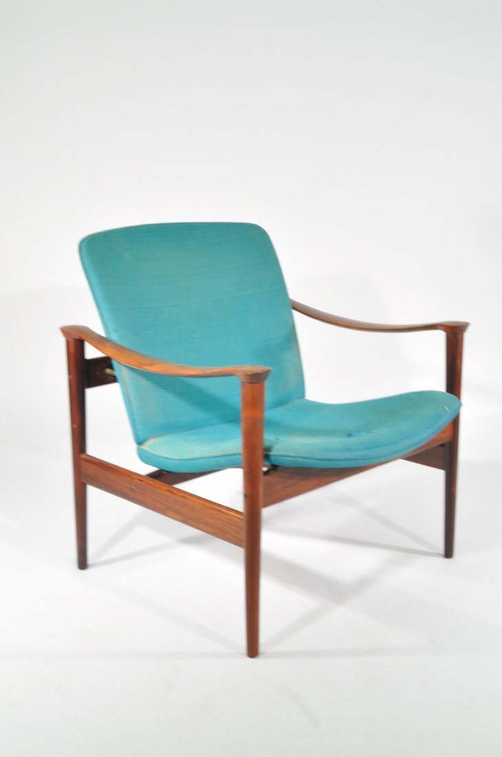 FREDRIK KAYSER ROSEWOOD LOUNGE CHAIR (1 of 8)