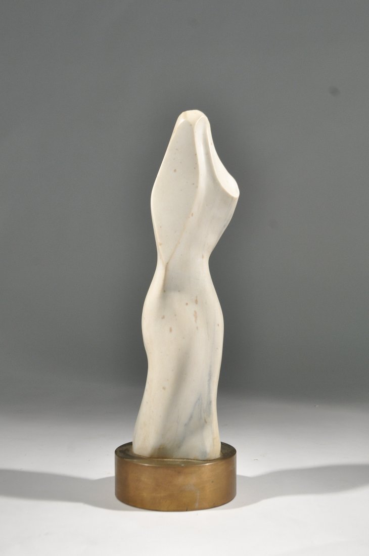 E. BOROSON CARVED MARBLE SCULPTURE (1 of 7)
