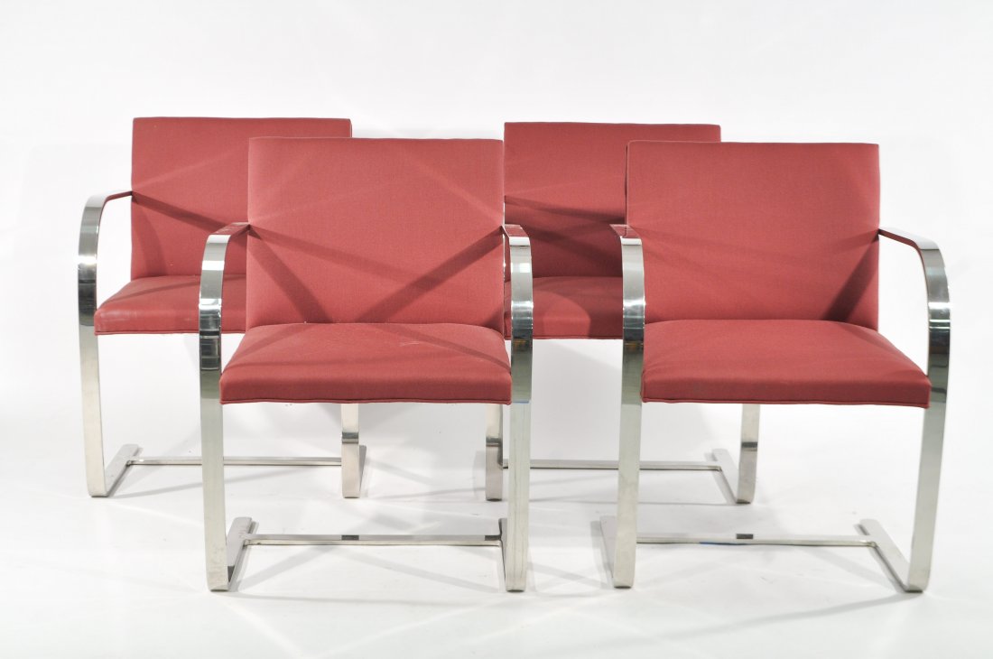 (4) MIES VAN DER ROHE BRNO FLAT BAR ARMCHAIRS (1 of 10)