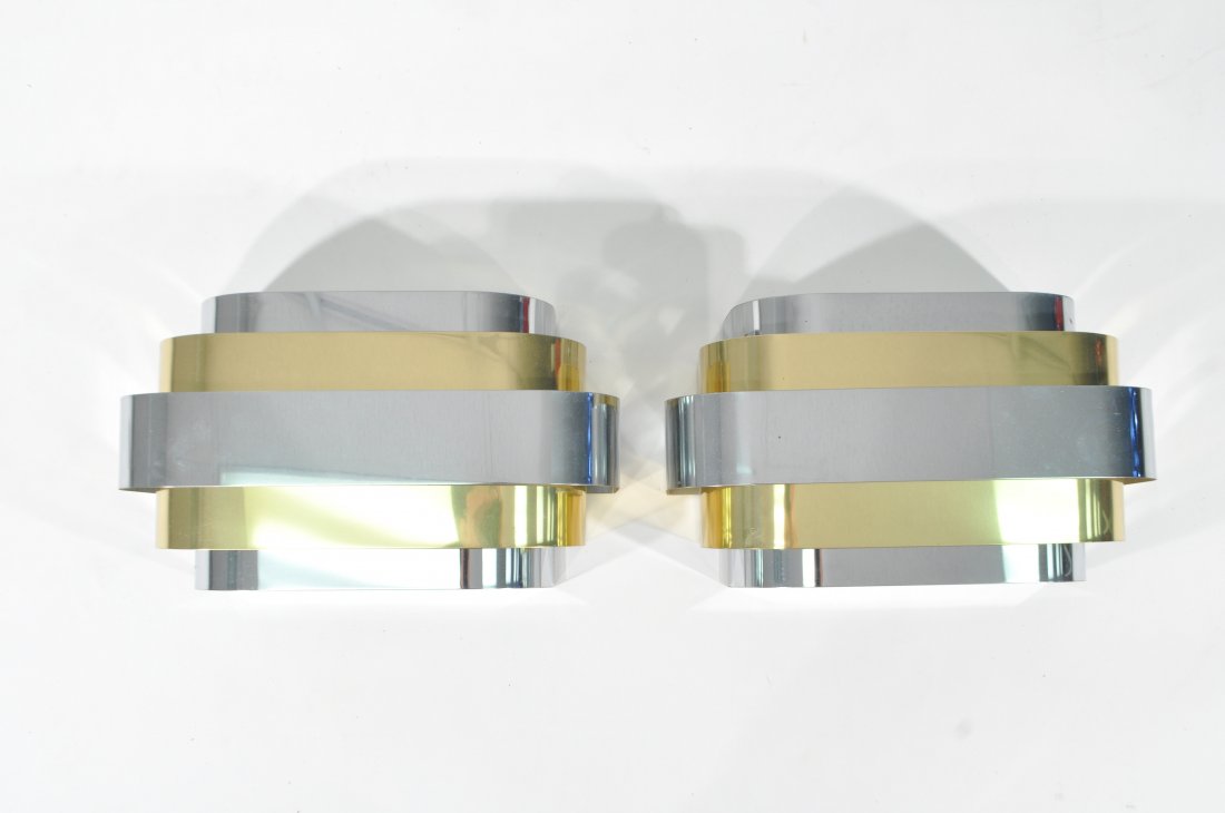 PAIR OF MID-CENTURY LIGHTOLIER SCONCES (1 of 7)