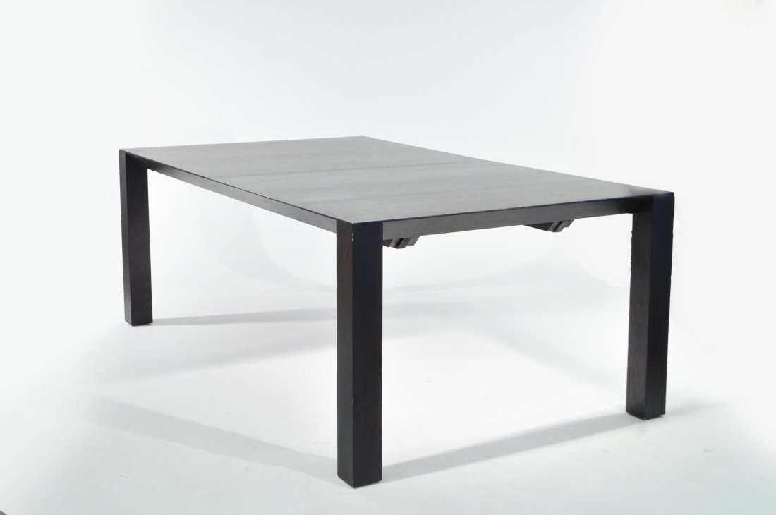 MICHAEL VANDERBYL BEVELED WOOD DINING TABLE (1 of 9)