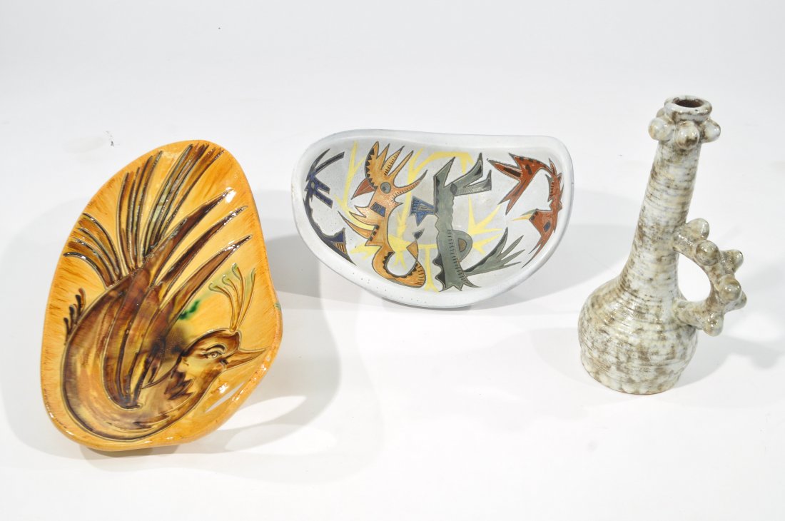 (3) LOUIS GIRAUD; VALLAURIS CERAMIC GROUPING (1 of 9)