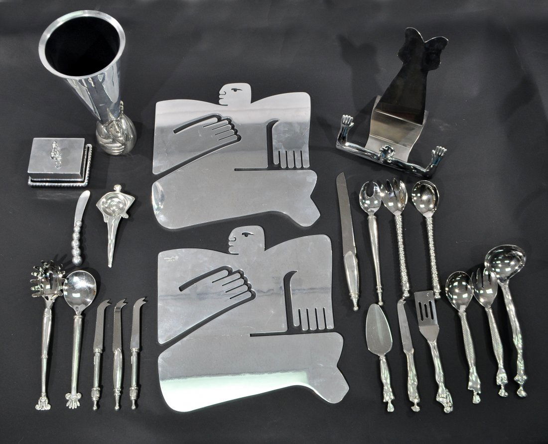 CARROL BOYES METAL ART GROUPING (1 of 10)