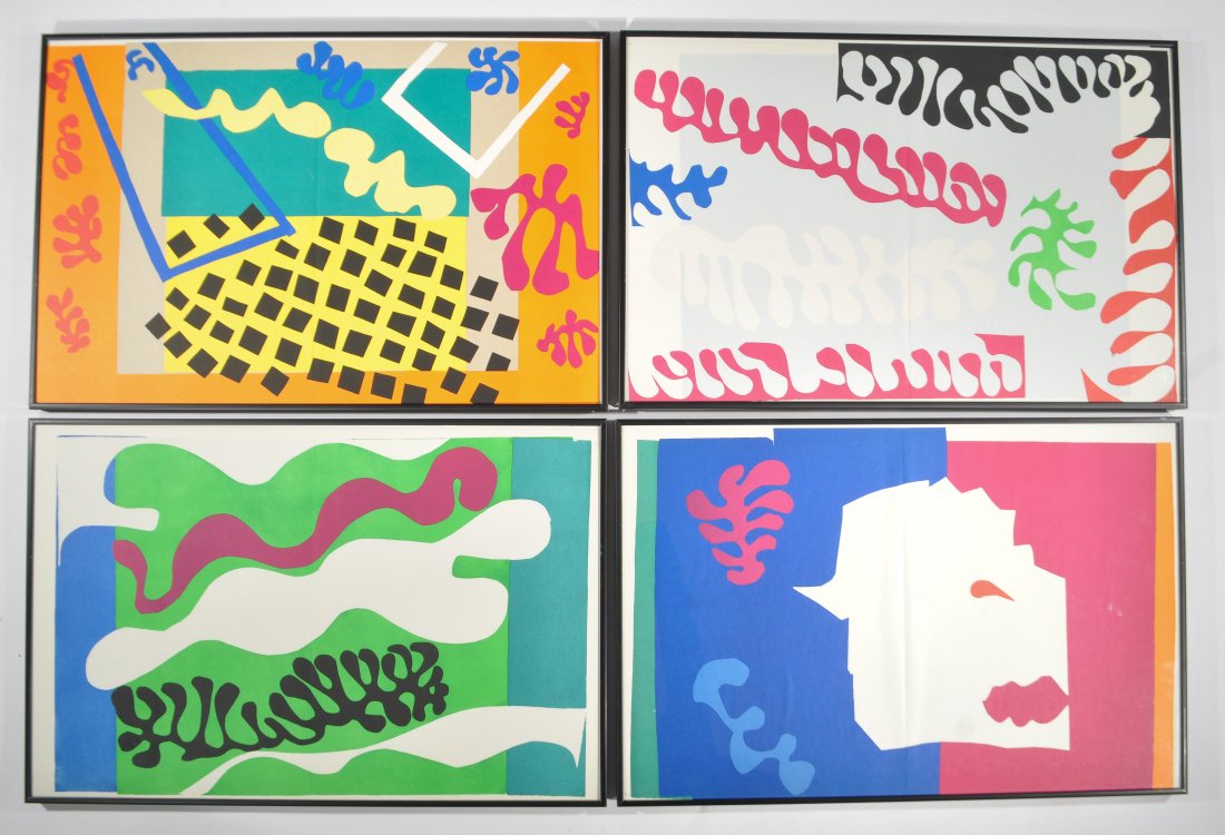 (4) AFTER MATISSE PRINTS (1 of 10)