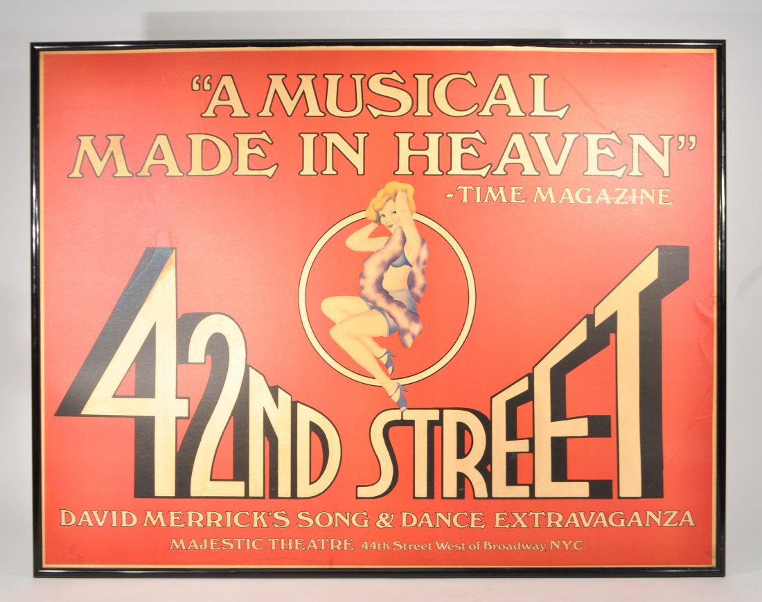 1980 MUSICAL - 42ND STREET BROADWAY POSTER (1 of 10)