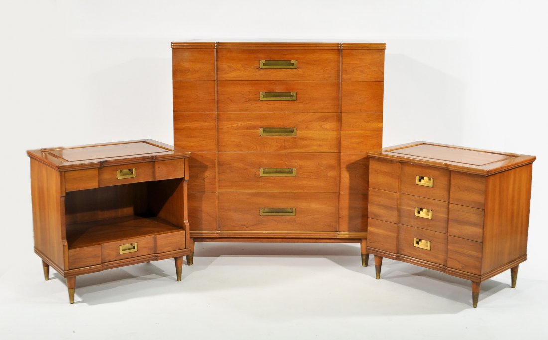 JOHN S. CLINGMAN; JOHN WIDDICOMB BEDROOM SET (1 of 5)