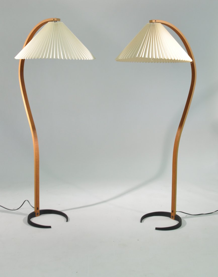 PAIR OF CAPRANI DANISH TEAK FLOOR LAMPS (1 of 8)
