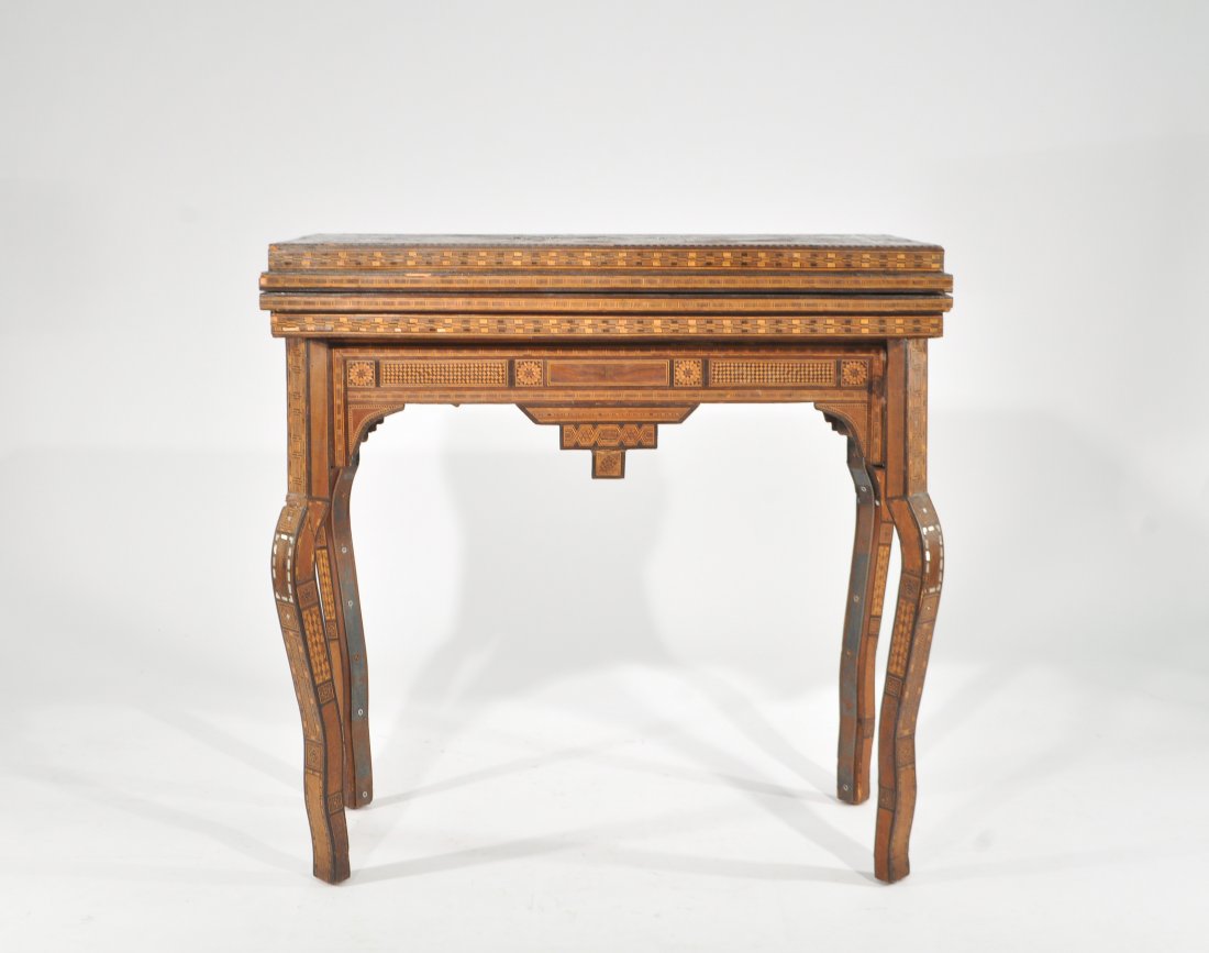 MOROCCAN INLAID GAME TABLE (1 of 10)
