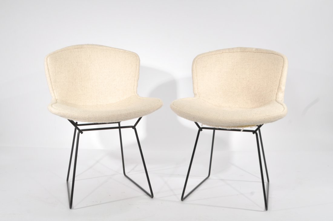 PAIR OF HARRY BERTOIA; KNOLL SIDE CHAIRS (1 of 10)