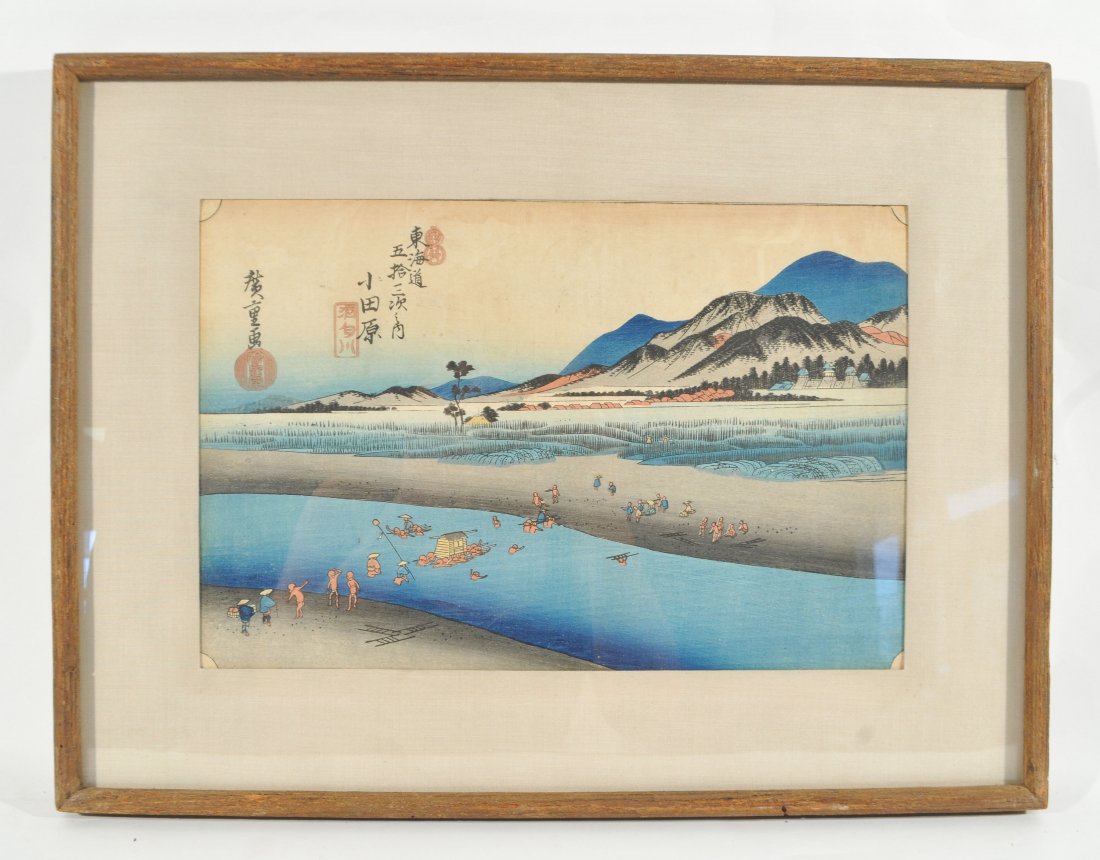 UTAGAWA HIROSHIGE (JAPAN 1797-1858) (1 of 9)