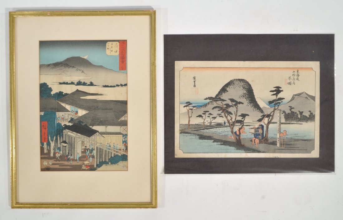 JAPANESE WOODBLOCK PRINT GROUP (1 of 10)