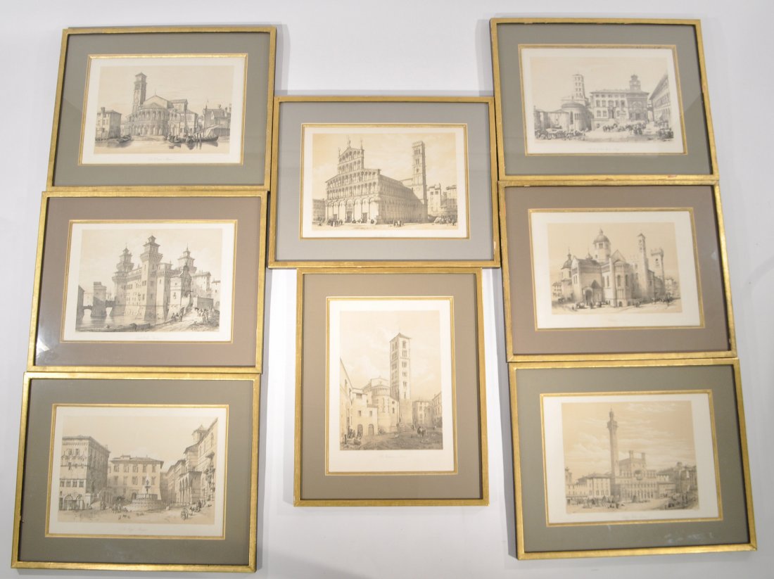 EIGHT - ITALIAN PRINTS FROM 1843 (1 of 10)