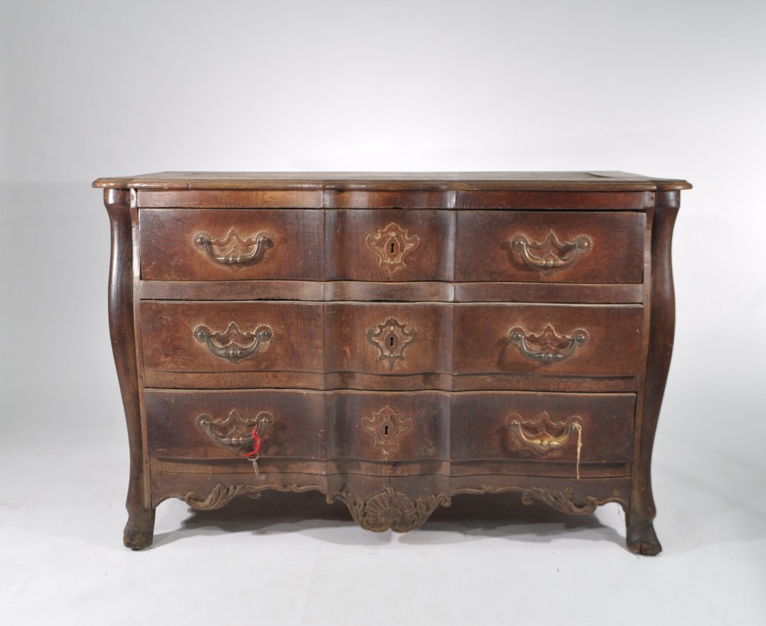 LOUIS XV FRENCH PROVINCIAL BOMBAY COMMODE (1 of 9)
