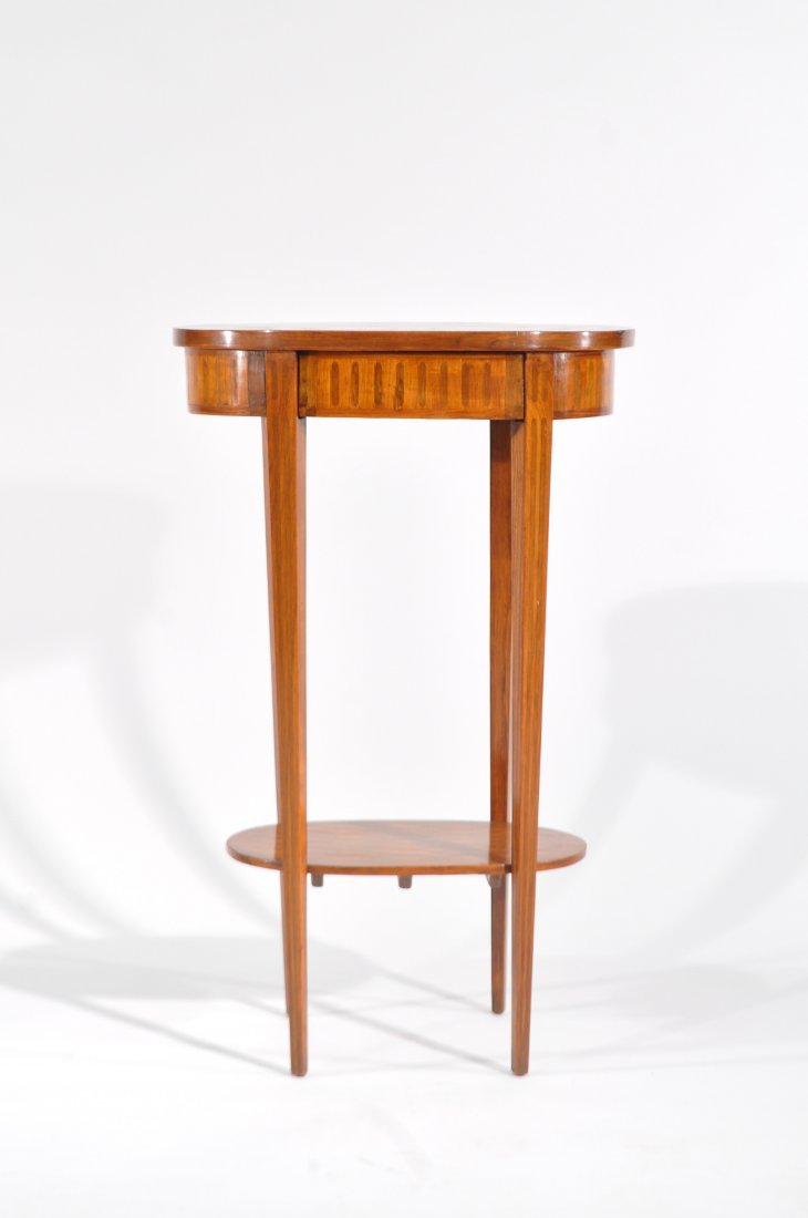 FRENCH 19TH C. MARQUETRY INLAY TABLE (1 of 7)