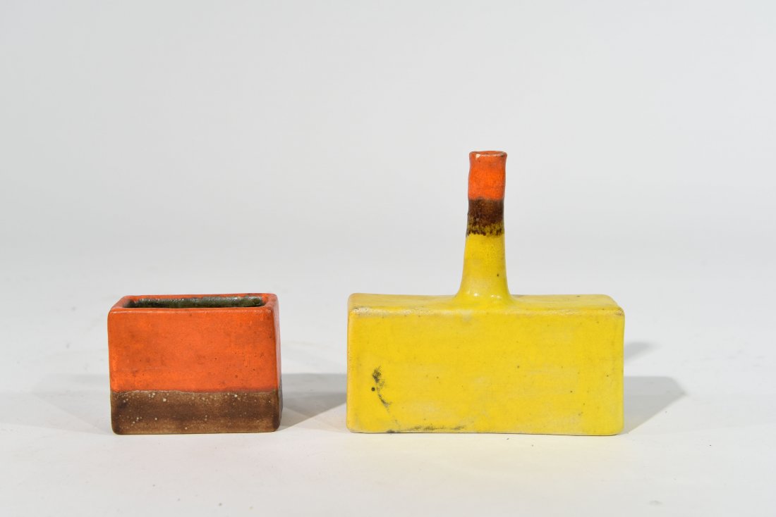 (2) BRUNO GAMBONE CERAMIC VESSELS (1 of 5)