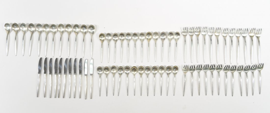 H NILS; A. MICHELSEN STERLING FLATWARE SERVICE (1 of 10)